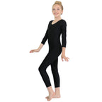 Danzcue Nylon Full Body Child Unitard - Black
