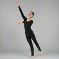 Danzcue Nylon Full Body Adult Unitard - Black