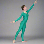 Danzcue Nylon Full Body Adult Unitard - Kelly Green