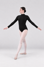Women's Long-Sleeve Turtleneck Dance Leotard