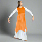 Danzcue Praise Dance Pullover Vest - Orange