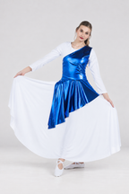 Diagonal Cut Flowy Dance Tunic (dress not included)