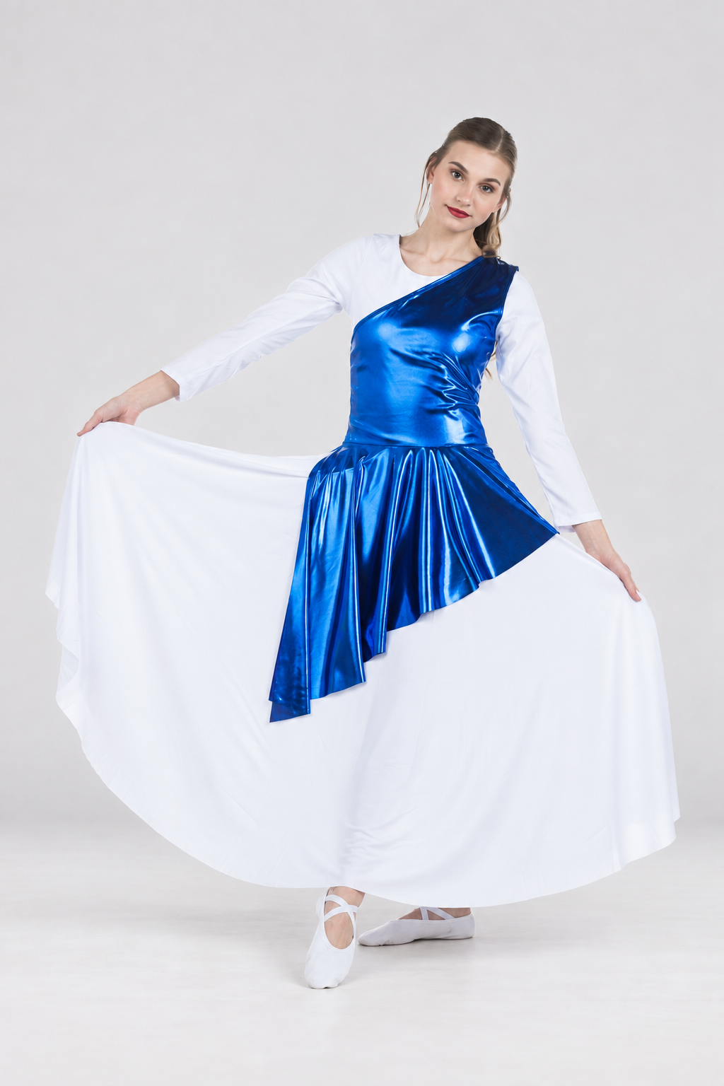 Diagonal Cut Flowy Dance Tunic (dress not included)