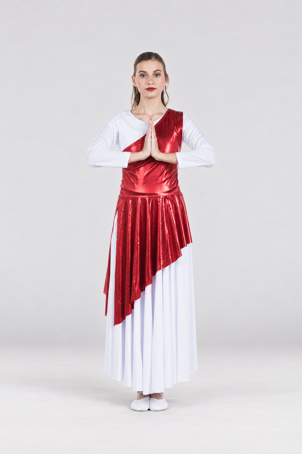 Diagonal Cut Flowy Dance Tunic (dress not included)