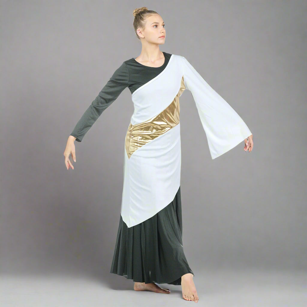 Danzcue Asymmetrical Praise Dance Pullover