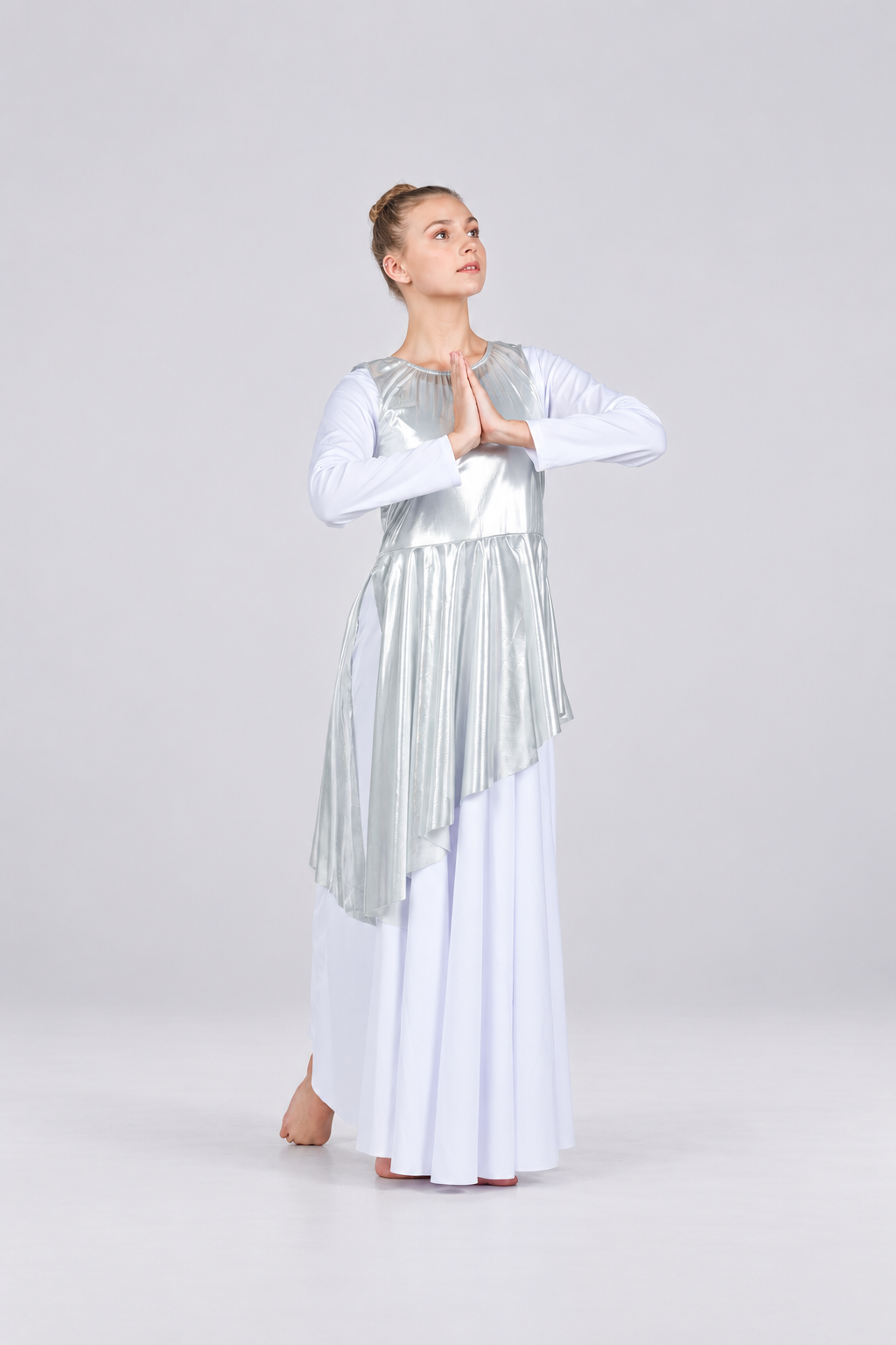 Asymmetrical Metallic Tunic