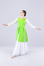 Sleeveless Split Hem Dance Tunic