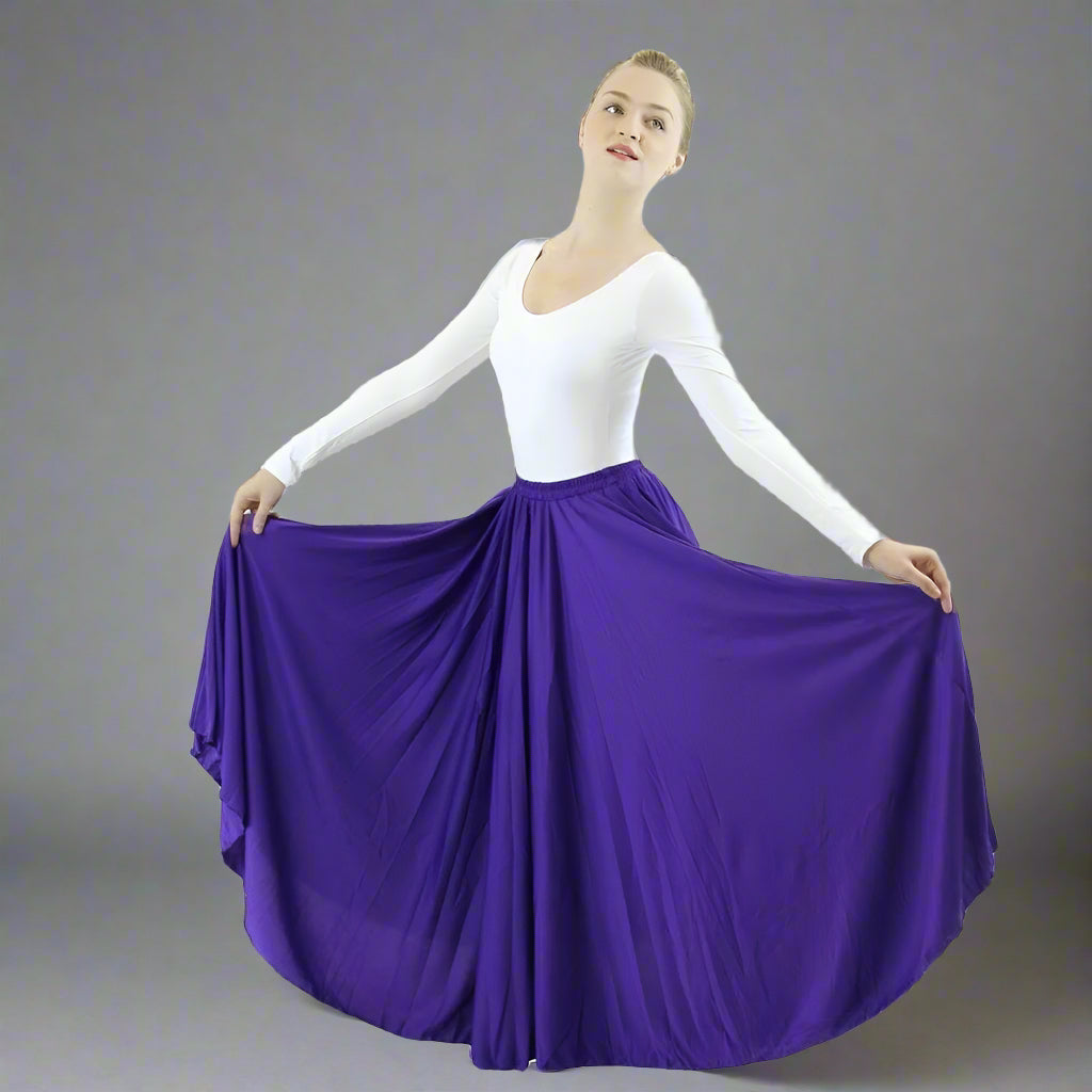 Long Full Length Dance Skirt