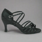 Danzcue Women's Straps Satin Ballroom Dance Shoes