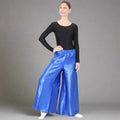 Shiny Flowy Wide Leg Dance Pants