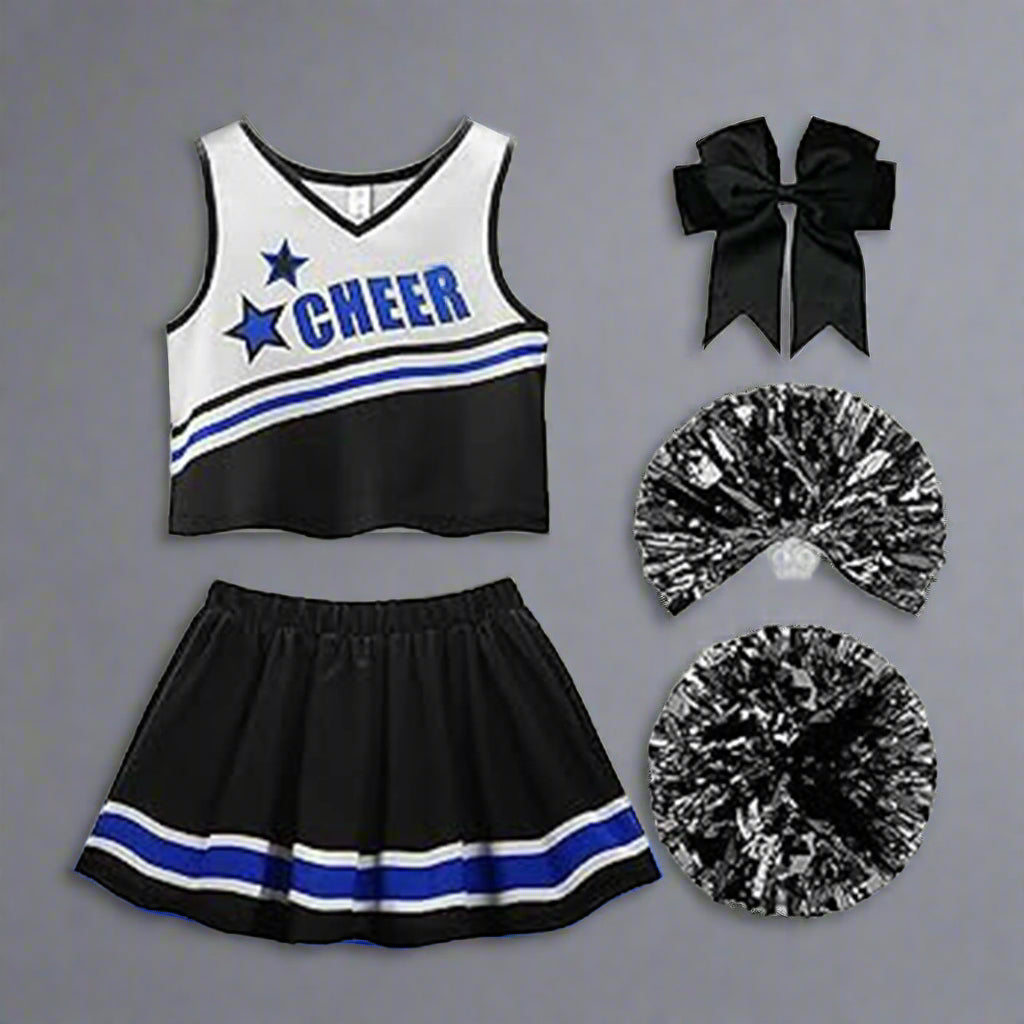 Child Sweetheart Cheerleader Uniform Costume
