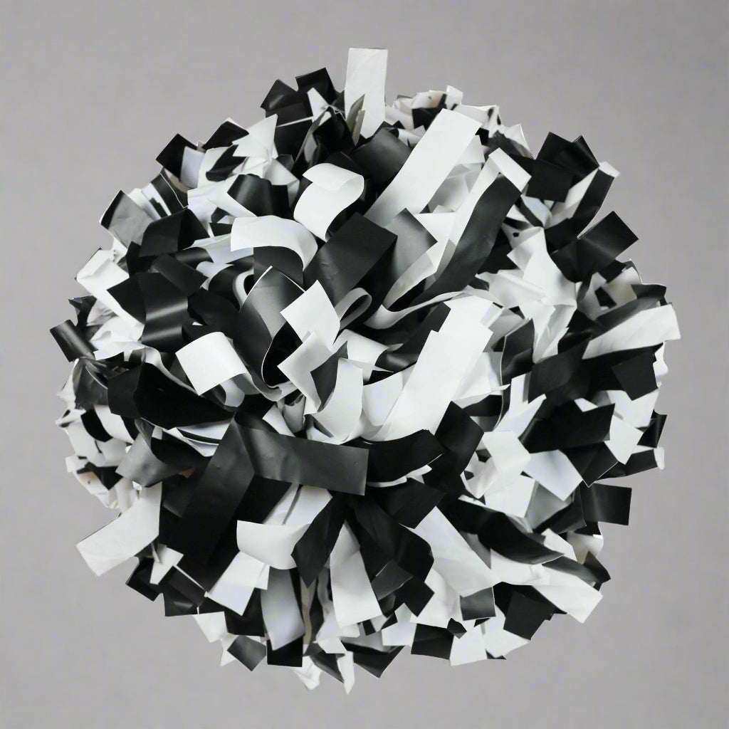 Two-Tone Plastic Cheerleading Pom Pom