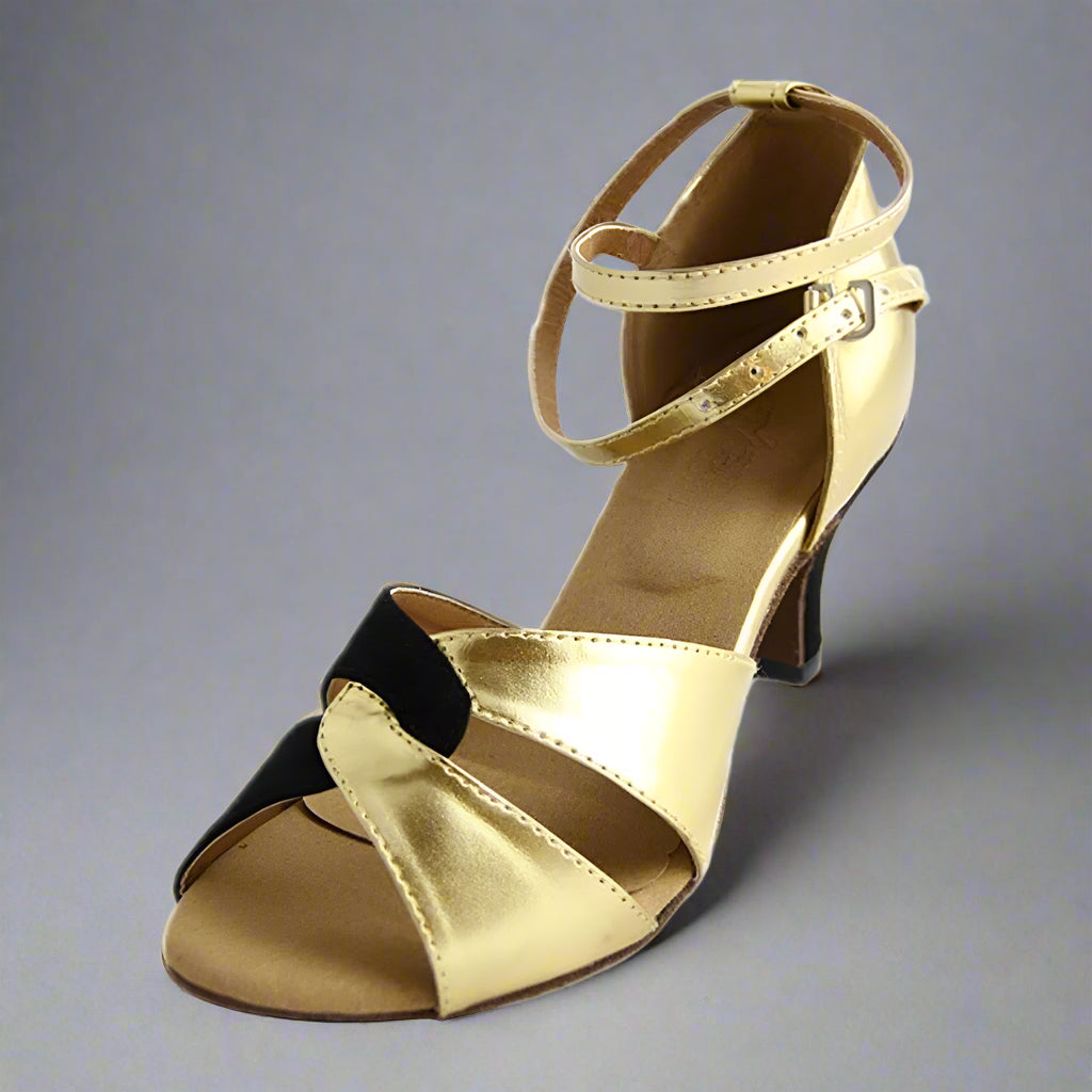 Danzcue "Empress" Adult Open Toe Ballroom Shoes
