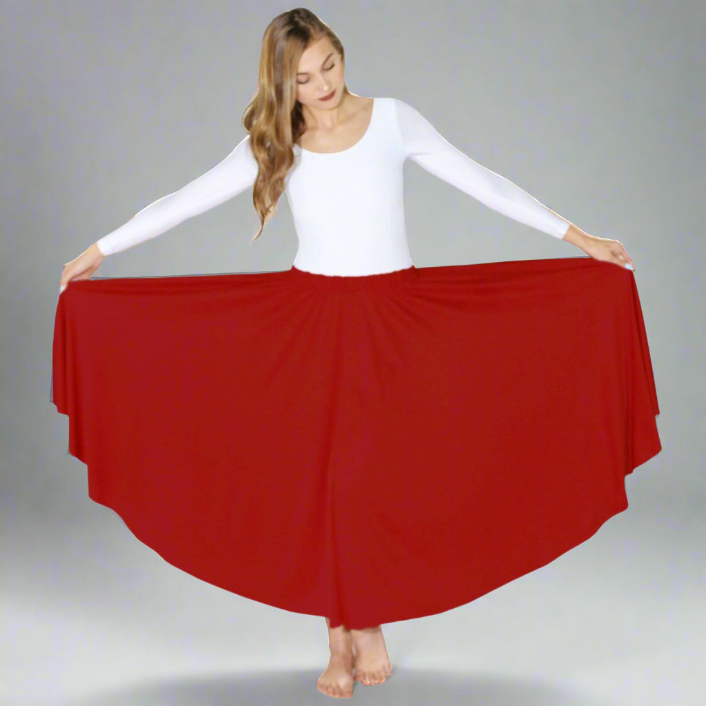 Long Full Length Dance Skirt