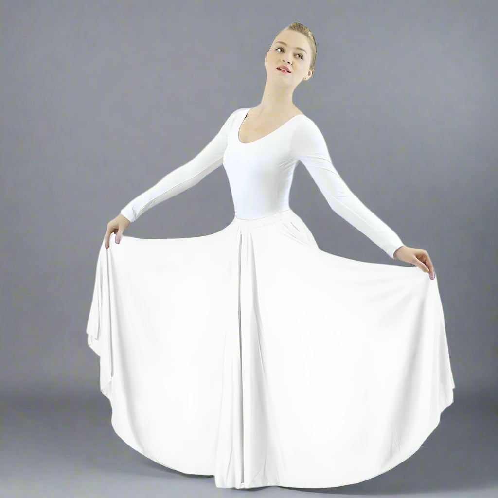 Long Full Length Dance Skirt