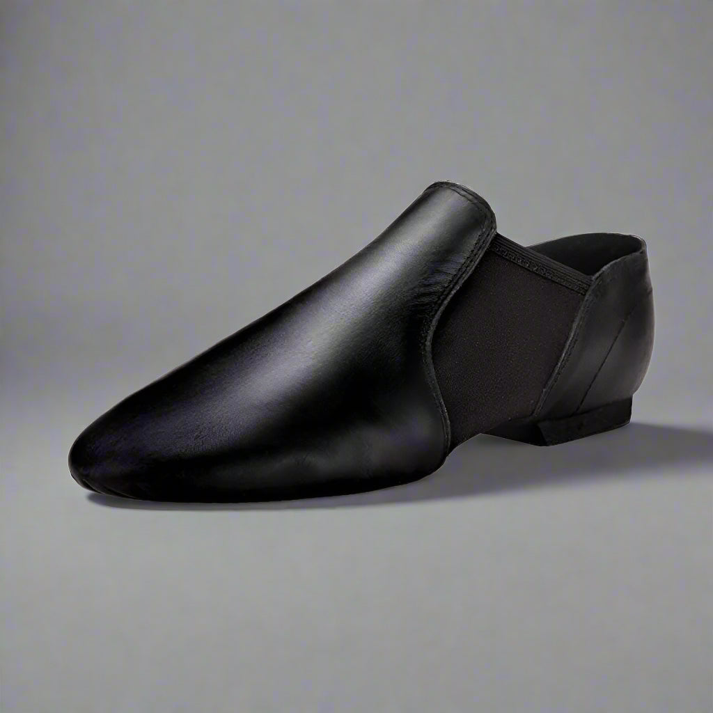 Danzcue Adult Leather Upper Slip-On Jazz Dance Shoes