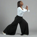 Flowy Split Hem Wide Leg Palazzo Pants
