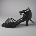 Danzcue "Stella" Satin Open Toe Ballroom Shoes