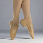 Danzcue Adult Dance Leather Jazz Bootie Shoes