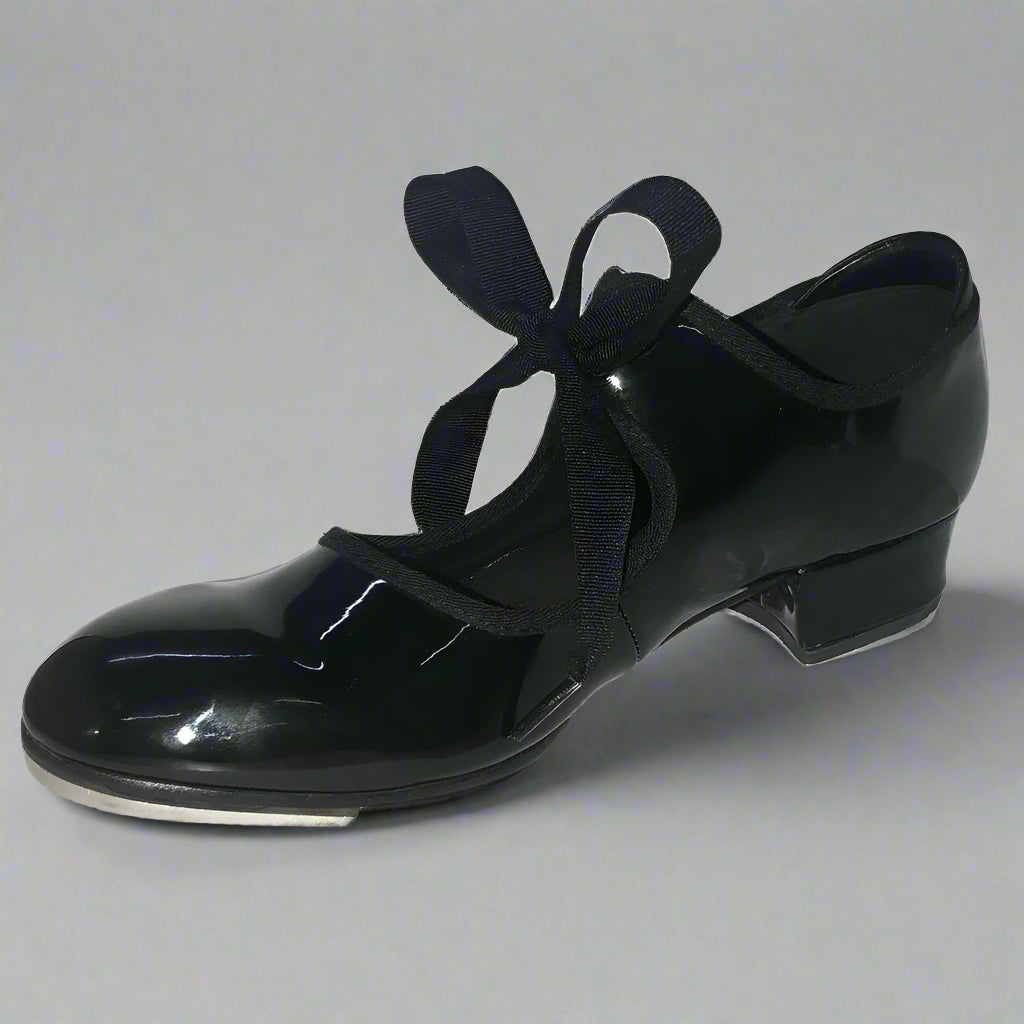 Danzcue Adult Patent Flexible Tap Shoes
