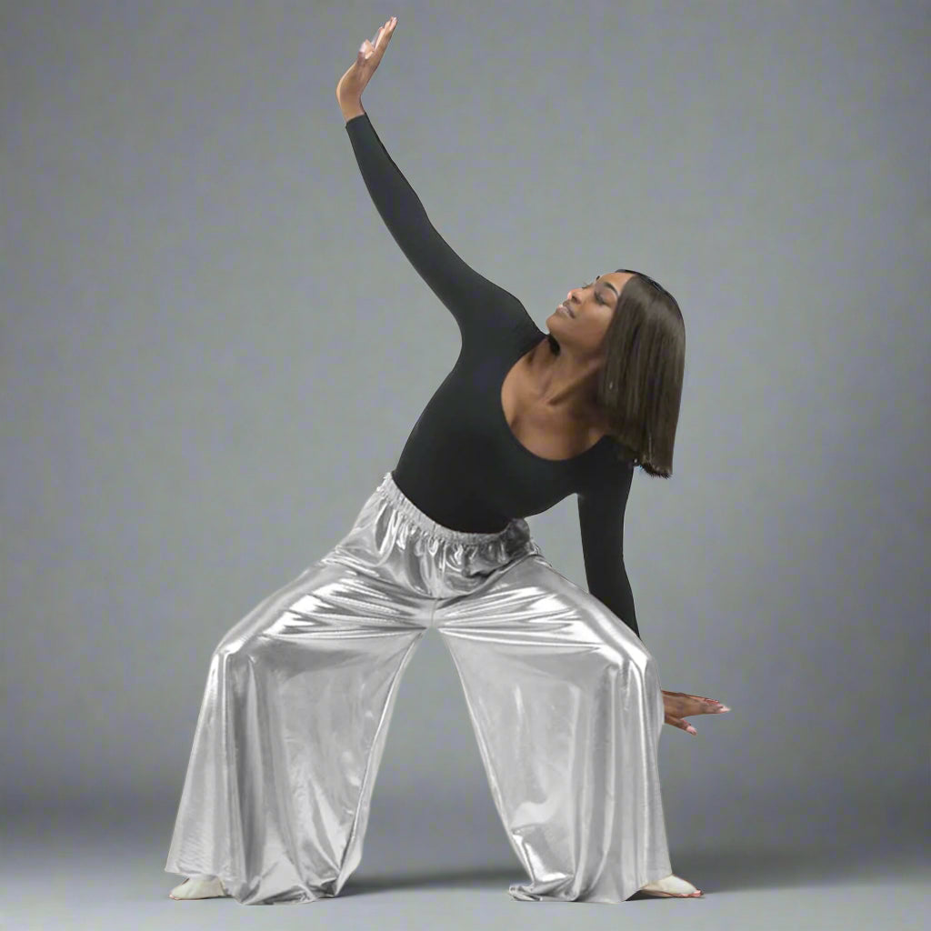 Flowy Split Hem Wide Leg Palazzo Pants