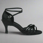 Danzcue Women's Satin Ballroom Dance Shoes