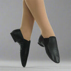 Danzcue Adult Dance Leather Jazz Bootie Shoes