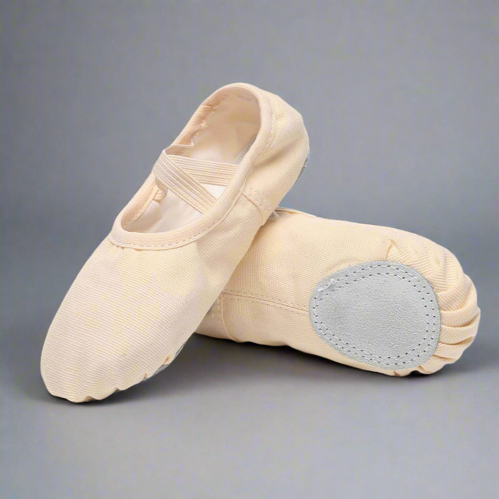 Danzcue Ballet Shoes for Women Soft Canvas