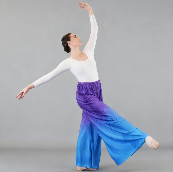 Danzcue  Watercolor Celebration of Spirit Palazzo Pants