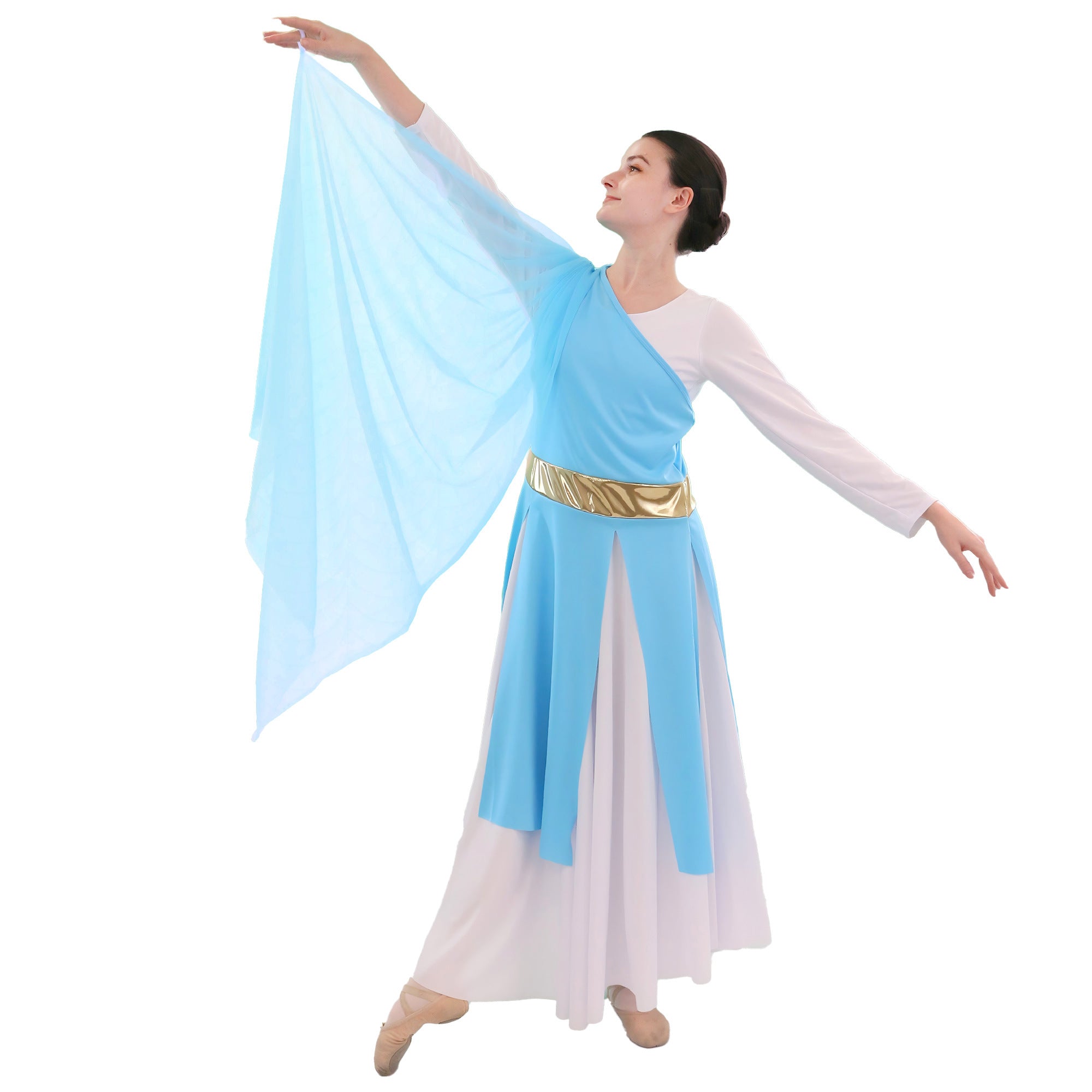 Flowing Elegant Asymmetrical Dance Tunic (dress not included)