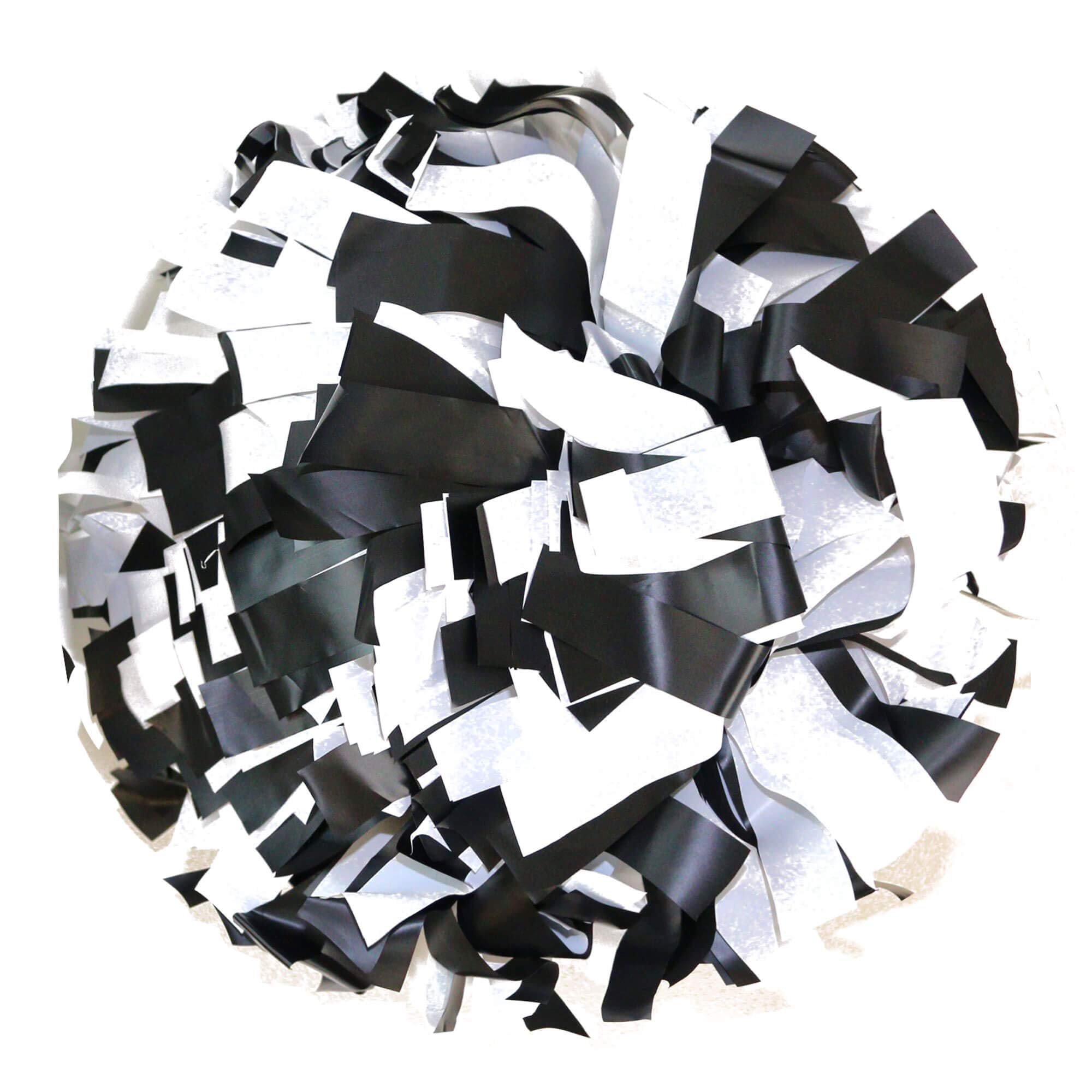 Two-Tone Plastic Cheerleading Pom Pom