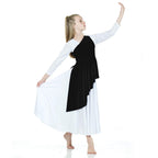 Child Diagonal Cut Flowy Dance Tunic (dress not included)