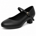 Mary Jane Block Heel Character Dance Shoes