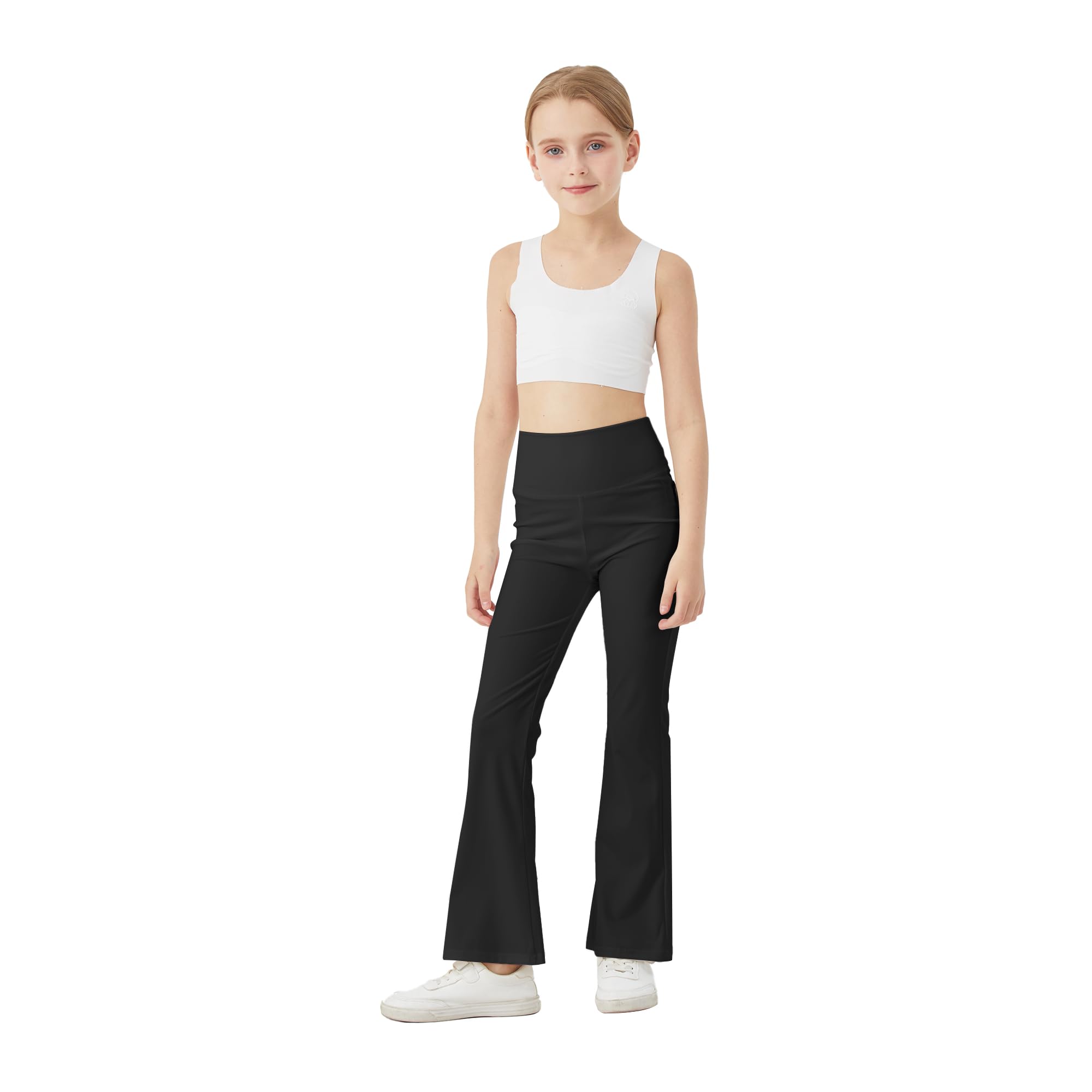 Child High Waist Bell Bottom Dance Pants