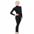 Child Turtleneck Long Sleeve Full Body Unitard