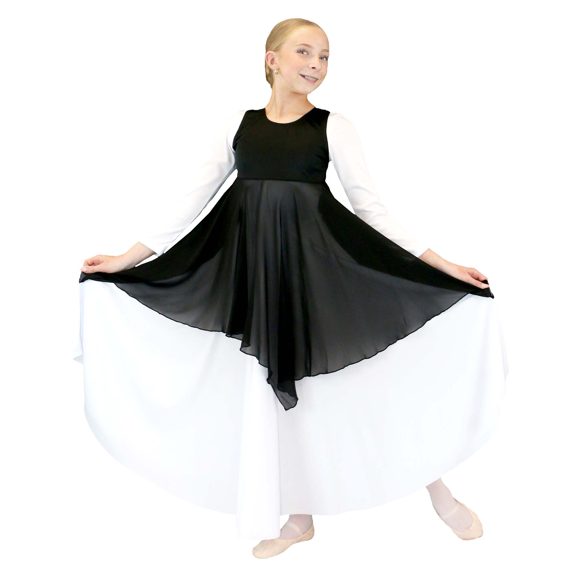 Child Sleeveless Dance Pullover Vest (dress not included)