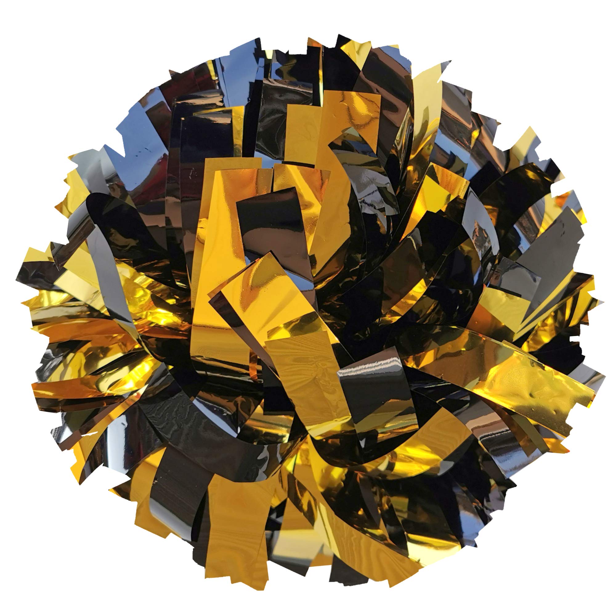 Shiny Metallic Flake Cheer Pom Pom