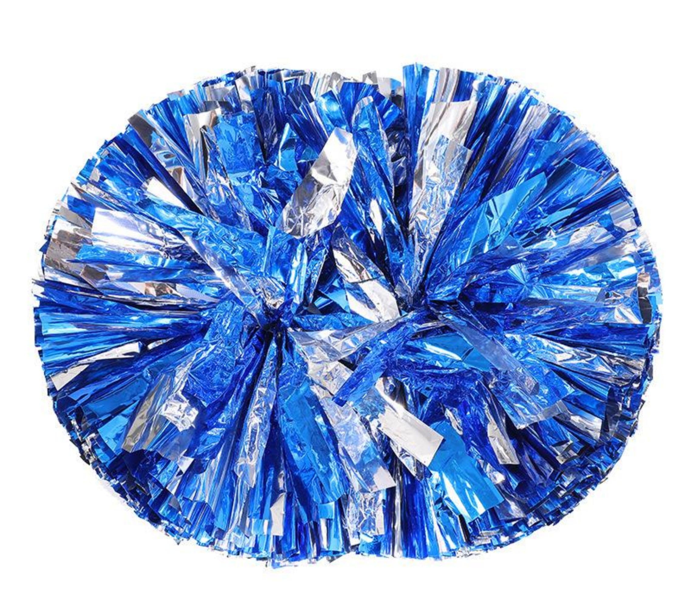 Mixed Foil Flake Cheer Pom Poms
