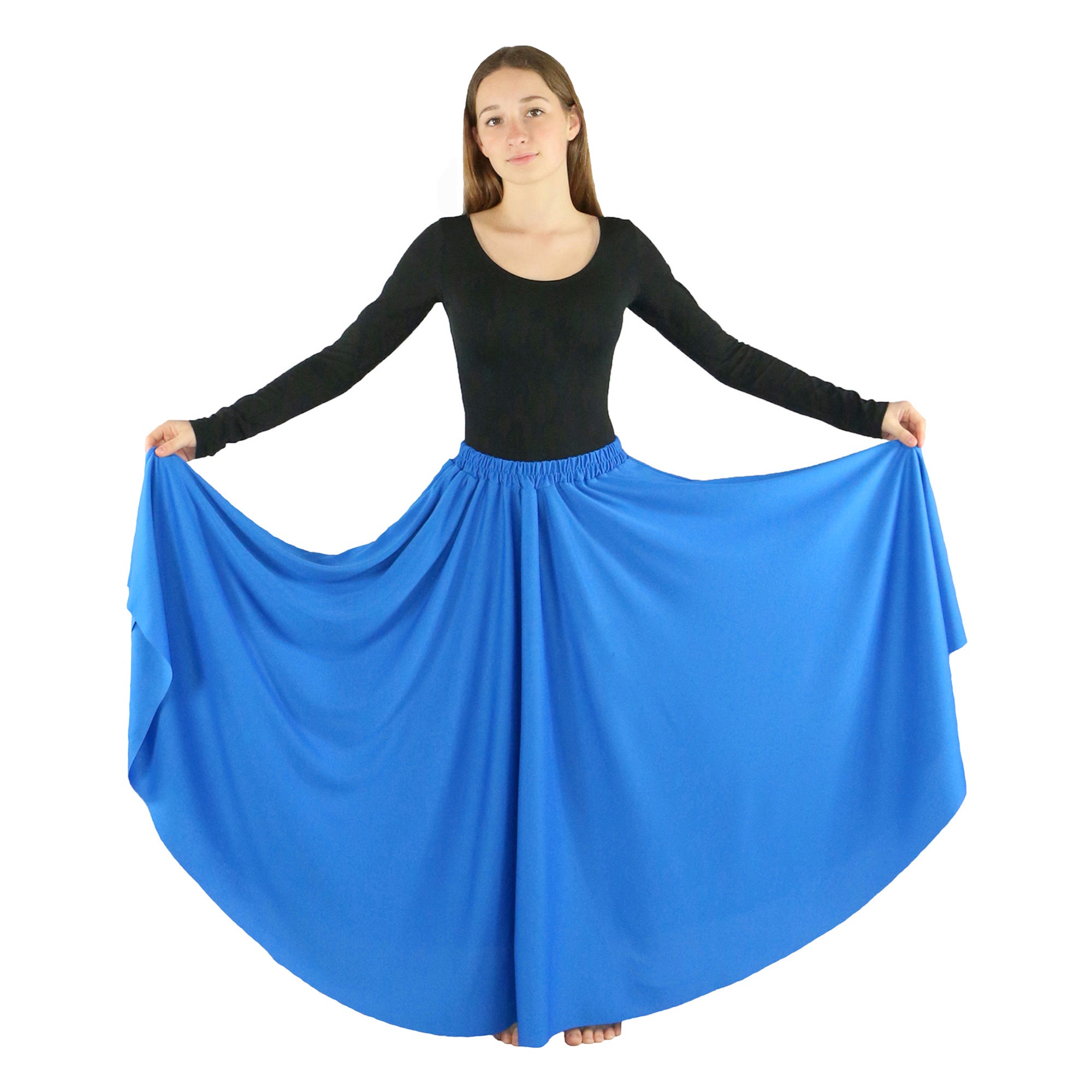 Child Long Full Length Dance Skirt