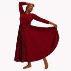 Solid Long Dance Dress