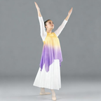 Danzcue Watercolor Chiffon Tunic