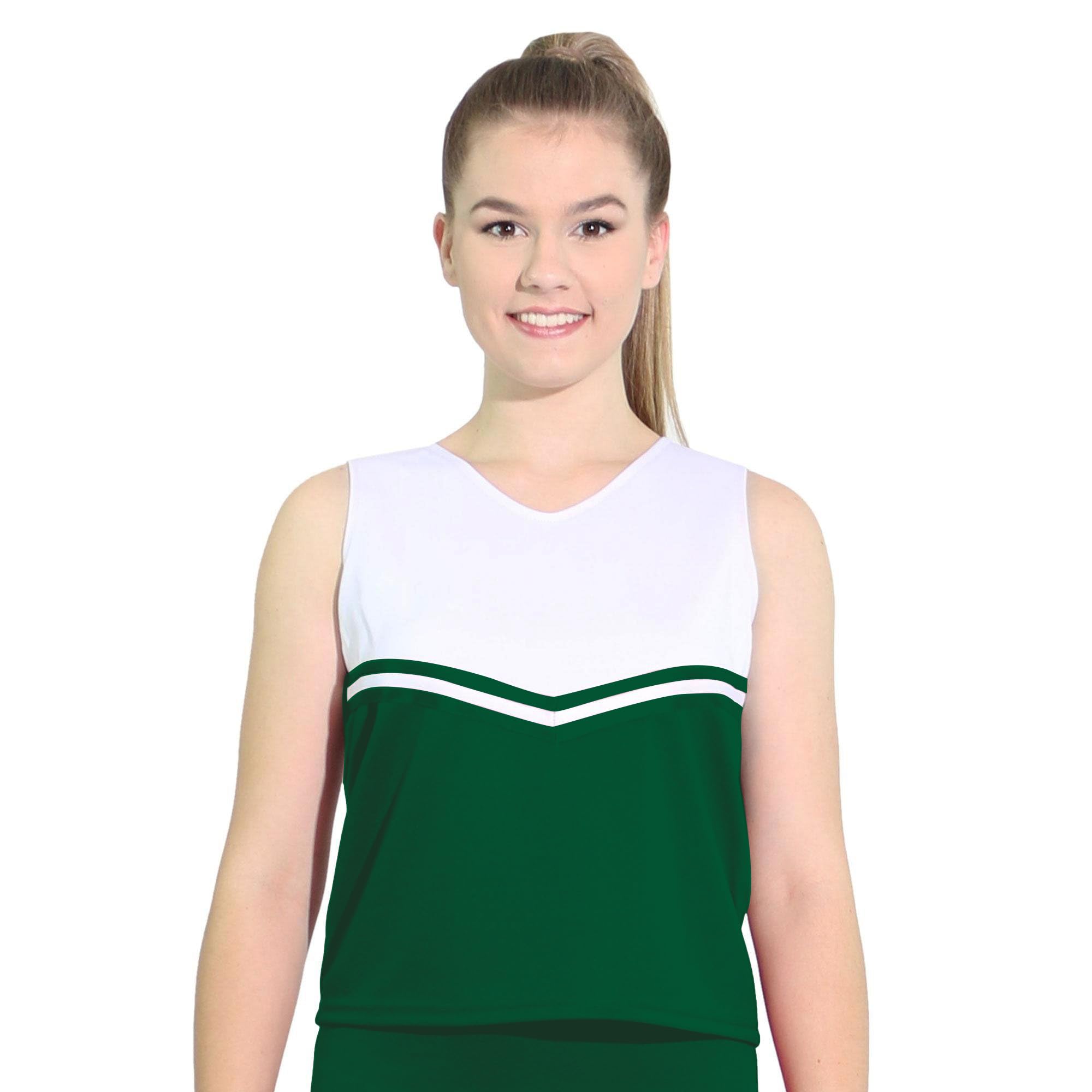 Adult V-Neck Cheerleaders Uniform Shell Top