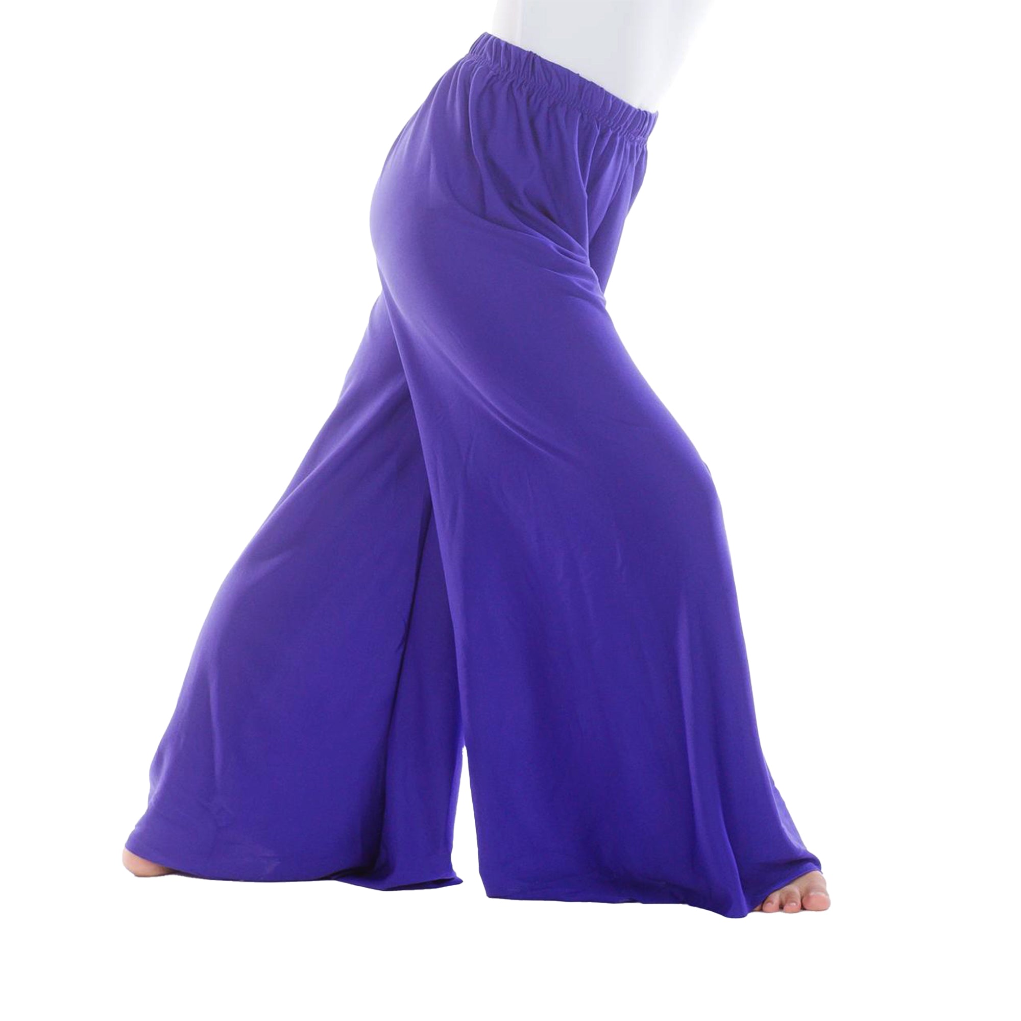 Child Flowy Split Hem Wide Leg Dance Pants