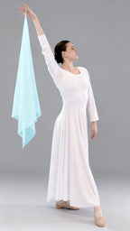 Finger Loop Chiffon Drape
