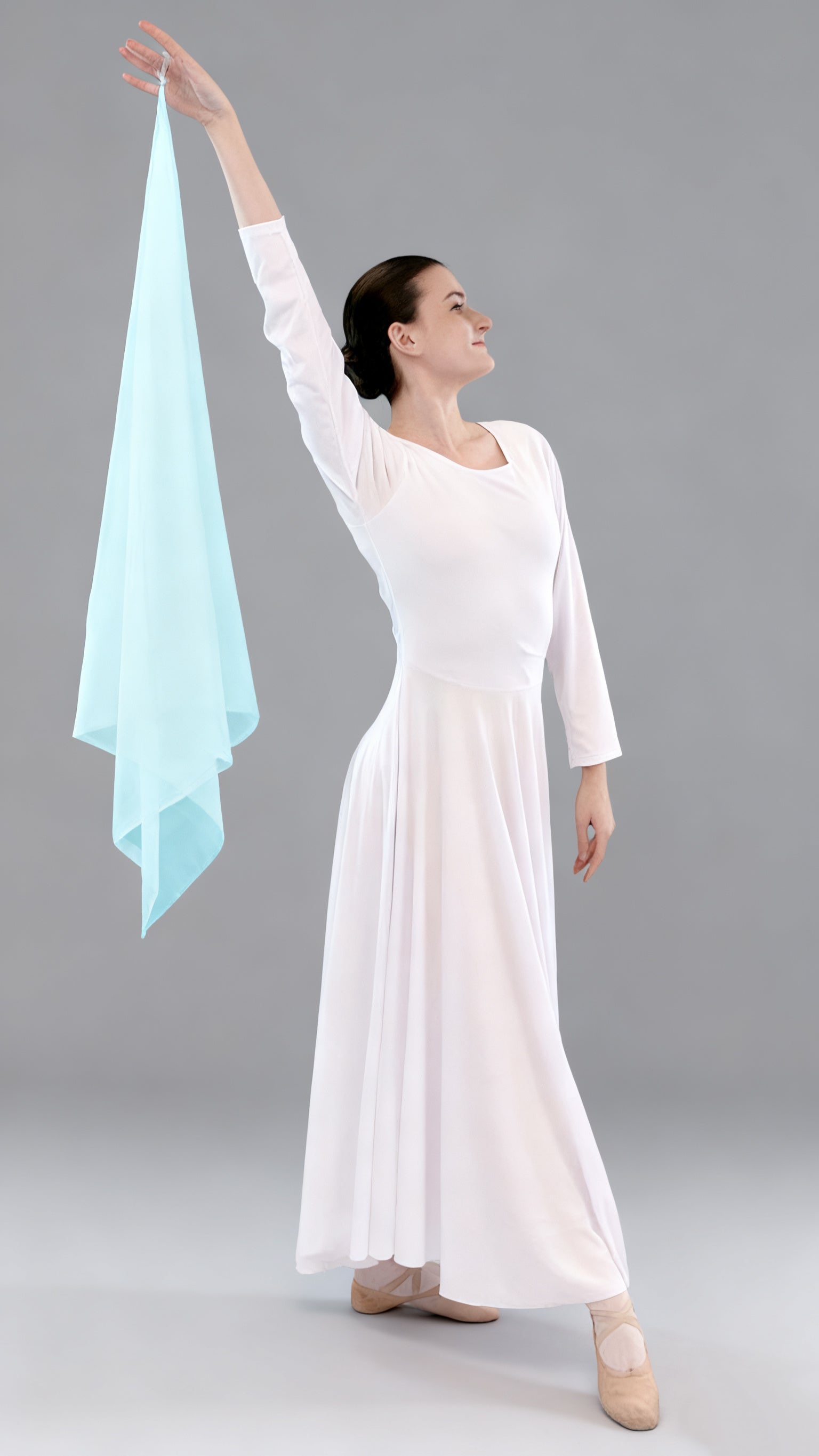 Finger Loop Chiffon Drape