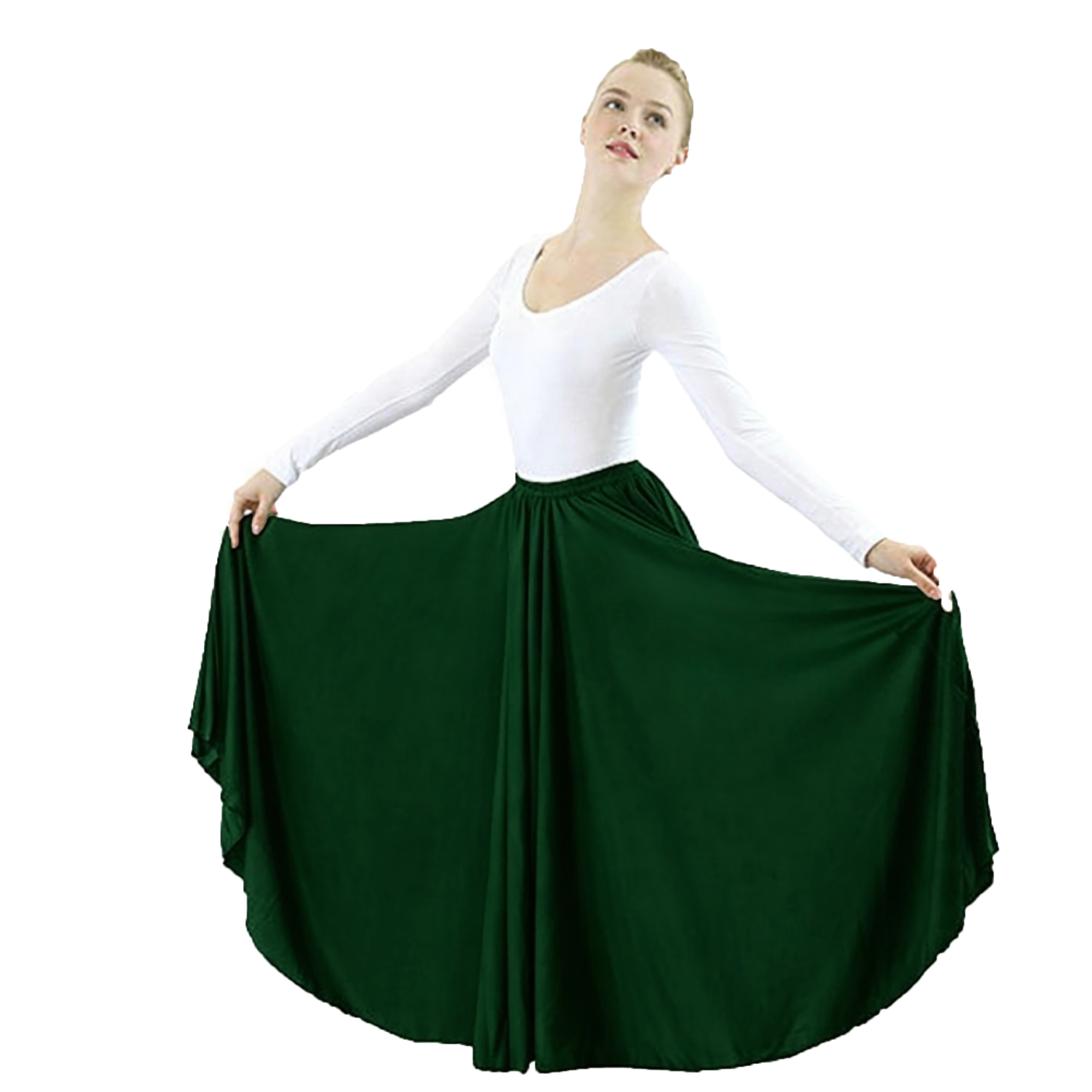 Long Full Length Dance Skirt