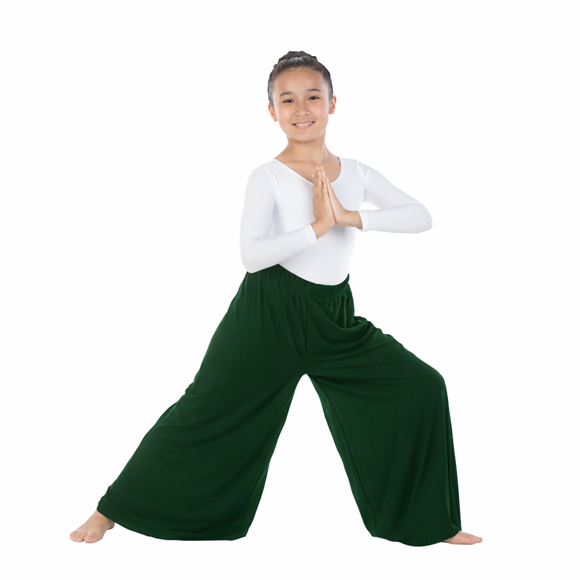 Child Flowy Split Hem Wide Leg Dance Pants