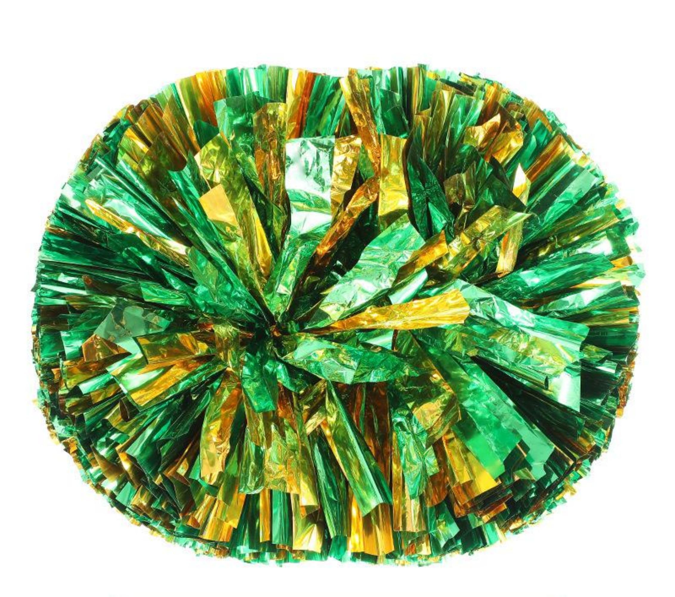 Mixed Foil Flake Cheer Pom Poms