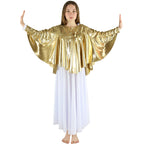Child Layered Flowy Long Sleeve Pullover (black dress not included)