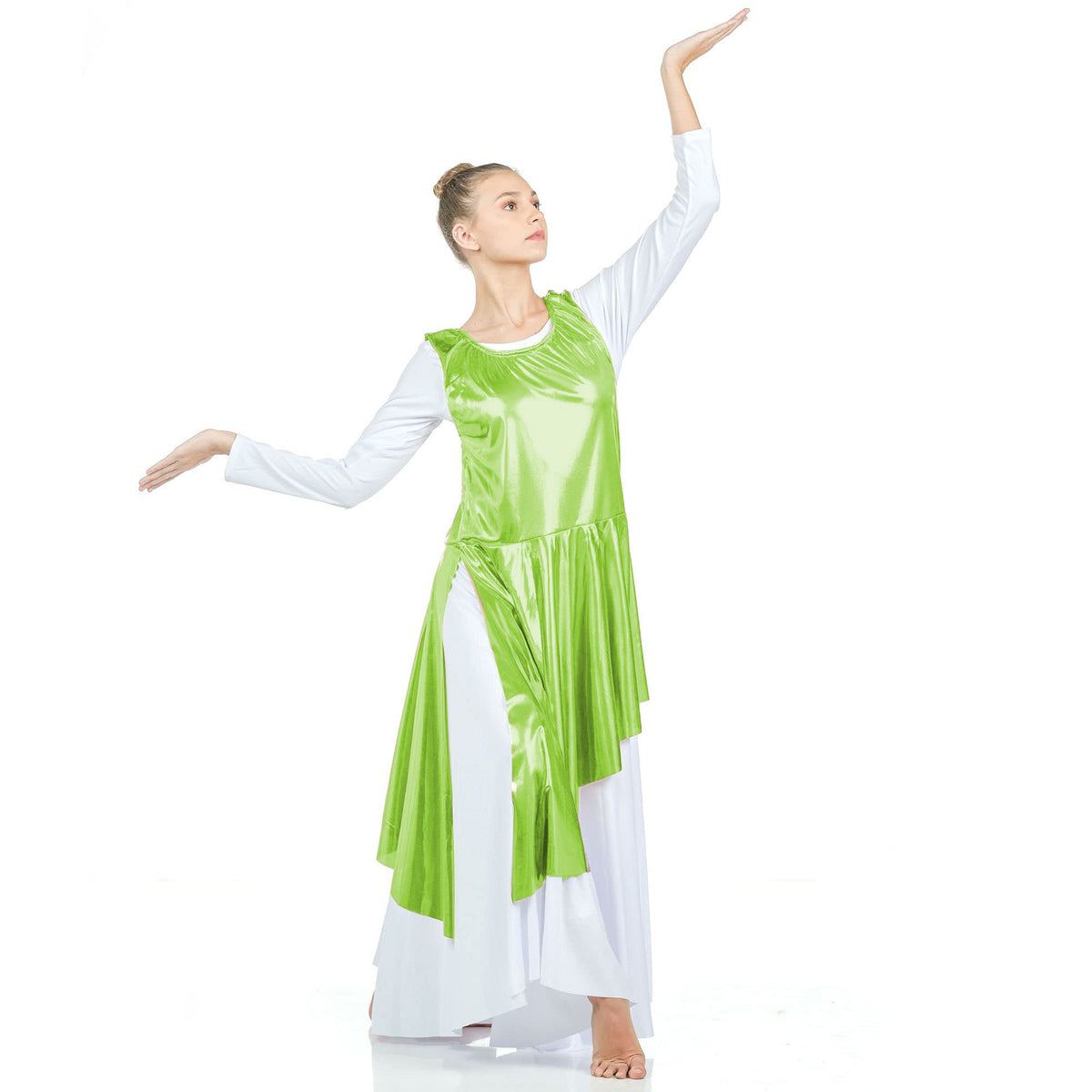 Asymmetrical Metallic Tunic (dress not included)